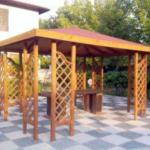 Gazebo in legno