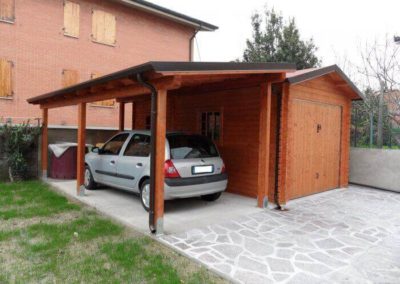 Garage in legno modello COUNTRY